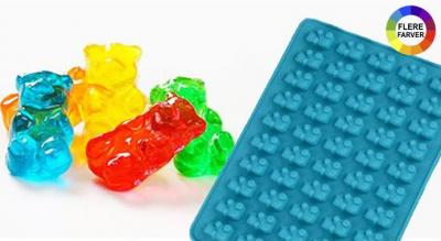 Silikoneform til hjemmelavede vingummibamser