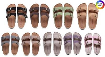 Ekstremt komfortable Birkenstock-stil hjemmesko med ekstra blød sål i EVA-skum