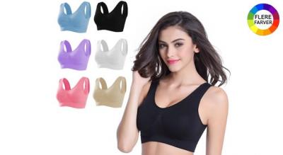 3 Stk. sømløs bh med aftagelig polstring