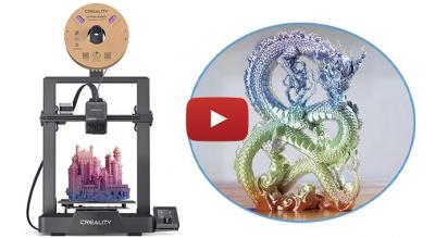 Højhastigheds 3D-printer med auto-leveling og dual Z-akse