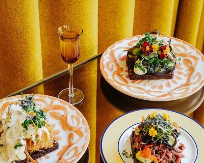 To valgfrie smørrebrød hos Odette