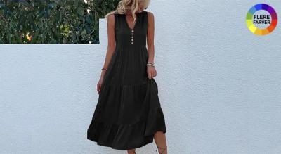 Læglang sommerkjole