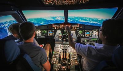 Fly-Simulator for 2 personer