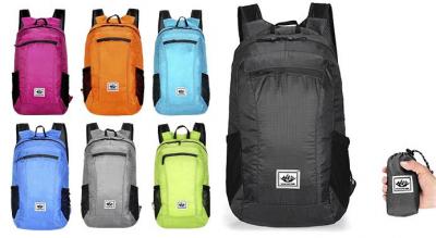 Sammenklappelig rygsæk med stor kapacitet 20L