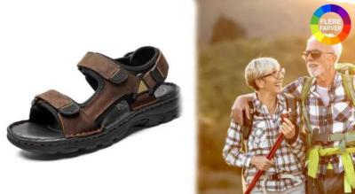 Klassiske sandaler i ægte læder - komfort, greb og stil i hvert skridt