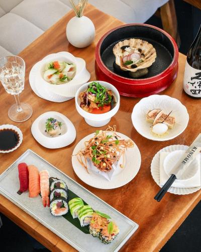 7-retters Omakase - Kinome på Strandvejen