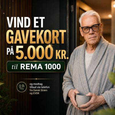 Vind et gavekort på 5.000 kr. til REMA 1000