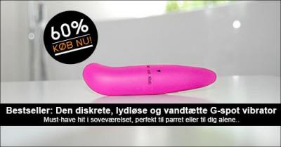 Bestseller: G-spot vibrator i pink