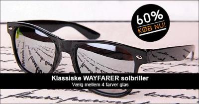 Klassiske Wayfarer-solbriller