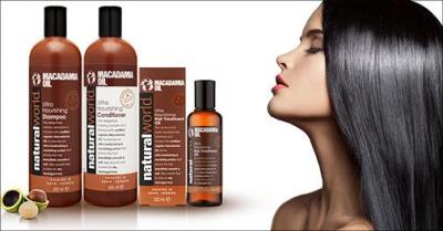 Økologiske Macadamia Oil hårprodukter