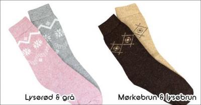 2 eller 4 par norske fjeldsokker