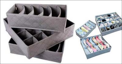 Sæt med 3 organizers i forskellige størrelser 