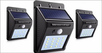Udendørs solenergi LED-lamper