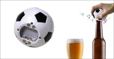 2 sjove fodbold øl-åbnere