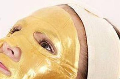 Bestseller: Guldmaske til ansigt