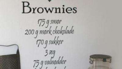 Flot wallsticker - Brownies