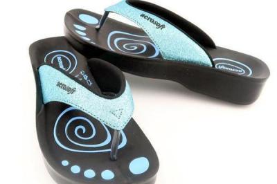 Sandaler med glimmer - ekstra nedsat