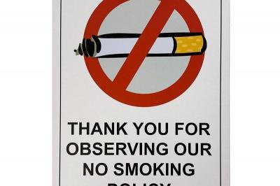 Metalskilt - No Smoking