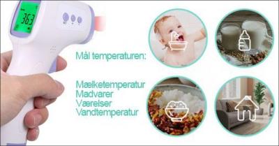 Infrarødt pande termometer 