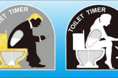 Sjov toilet-timer