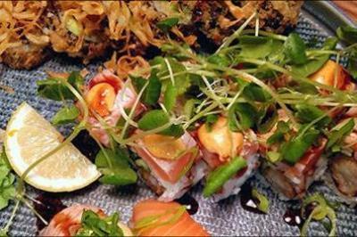 Bestseller: Sushimenu med 16 stykker sushi