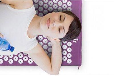 Akupressurmåtte med pude