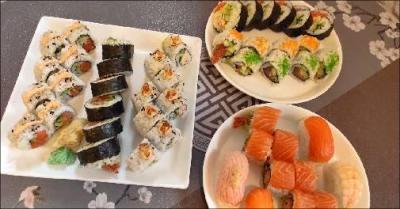 Luksus Sushi Take Away - 48 stk