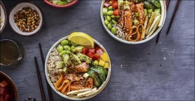 Poke bowl til takeaway