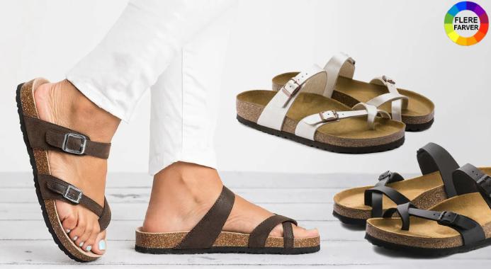 Flotte sandaler i romersk til kvinder (24/7-2023)